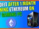 Profit After 1 Month Mining Ethereum ETH On My Gaming PC | Crypto Mining