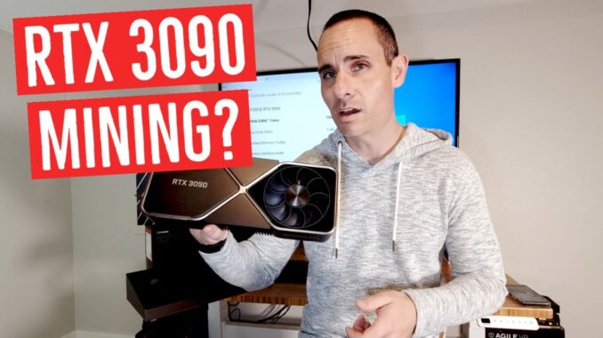 How much can you earn mining ethereum with an RTX 3090?