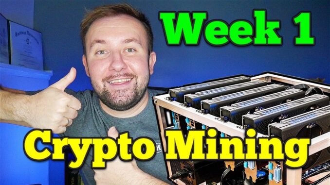 Week 1 UPDATE - My Crypto Mining Rig ( How Much Did I Make ) 💰