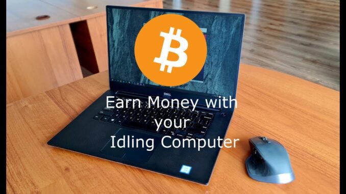 Earning Money with your Idling Computer with Cryptocurrency mining