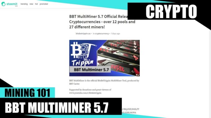 Cryptocurrency Mining 29 Coins With One Program Tutorial
