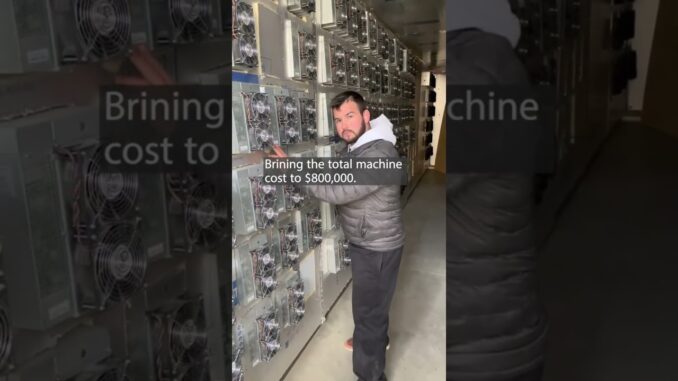 THE COST OF RUNNING A GIANT BITCOIN MINING FARM