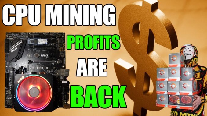 This NEW CPU Mining Coin Makes Me Over $20 USD A Day!!